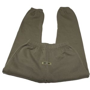 Fear Of God Essentials Greyish Green Baggy Jogger Pants Size Large